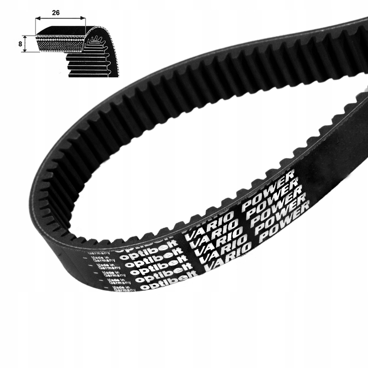 Širokoprofilový variátorový remeň SVX 26x8 655 OPTIBELT